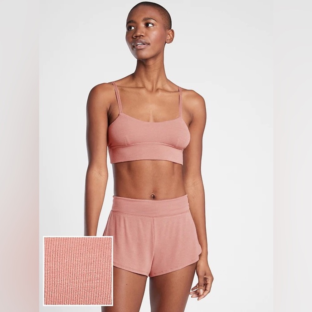 NWT Athleta Well Rested Rib Sleep Bra